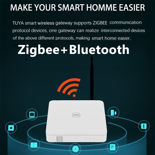 Tuya Multi Mode ZigBee Bluetooth Gateway Hub Wireless Smart Home Appliances Remote Controller Bridge