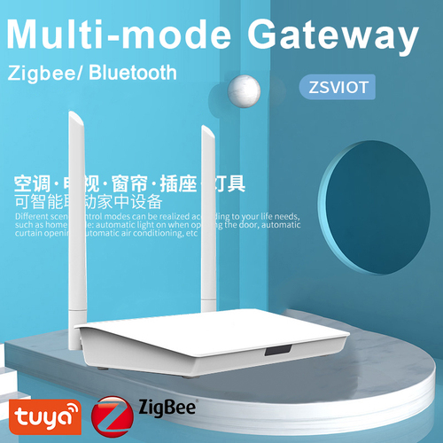 Tuya Zigbee Gateway Zigbee 3.0 Hub with Network Cable Socket Wired Connection Smart Life Control